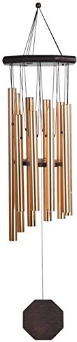 StealStreet Copper & Wood Contemporary Oriental Wind Chime, 35