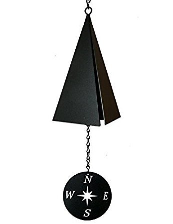 North Country Boothbay Harbor 3-Tone Wind Bell with Compass Rose Wind Catcher