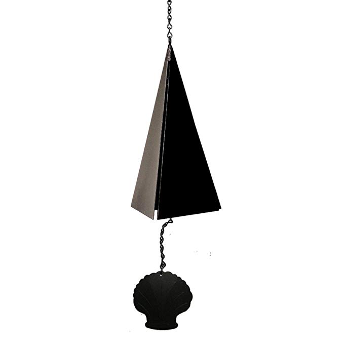 North Country Wind Bells Cape Cod Bell™ with Scallop Shell - 3 Tones