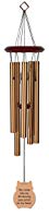 Chimesofyourlife cat-paw-print-19 Cat Paw Prints Pet Memorial Wind Chime, 19-Inch, Bronze