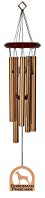 Chimesofyourlife E4452 Wind Chime, Doberman Pinscher/Bronze, 19-Inch