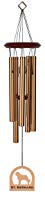 Chimesofyourlife E4609 Wind Chime, St. Bernard/Bronze, 19-Inch