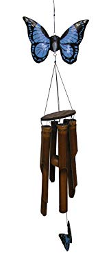 Cohasset 186 Butterfly Wind Chime, Bright Finish