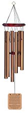 Chimesofyourlife rb-dog-27 Dog Rainbow Bridge Poem Pet Memorial Wind Chime, 27-Inch, Bronze