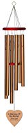 Chimesofyourlife mo-heart-35-bronze Mother Heart Memorial Wind Chime, 35-Inch, Bronze