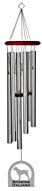 Chimesofyourlife E4207 Wind Chime, Spinone Italiano/Silver, 35-Inch