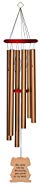 Chimesofyourlife dog-paw-print-35 Dog Paw Prints Pet Memorial Wind Chime, 35-Inch, Bronze