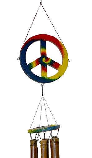 Cohasset 107 Peace Sign Wind Chime