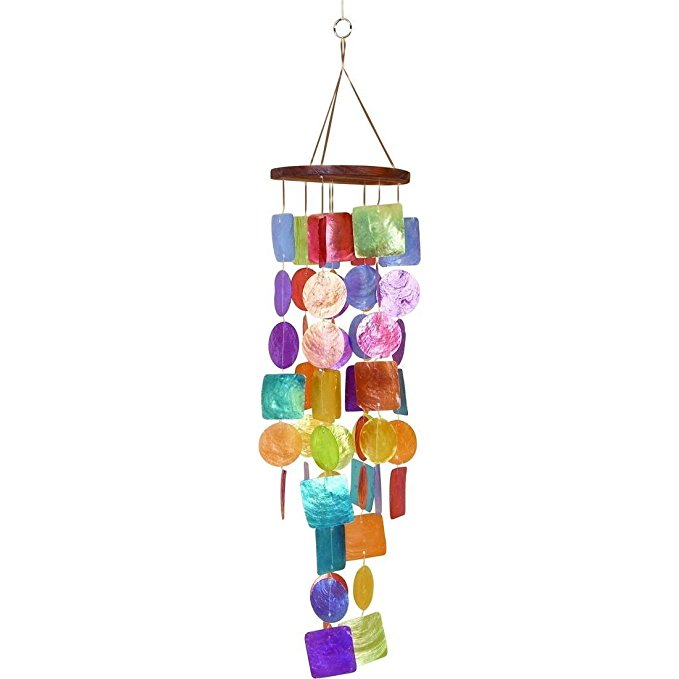 Bellaa 22890 Capiz Wind Chime