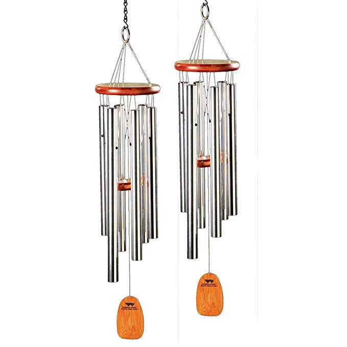 Amazing Grace Metal Wind Chime - Set of 2