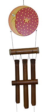 Cohasset 293H Sun Moon Dots Harmony Bamboo Wind Chime