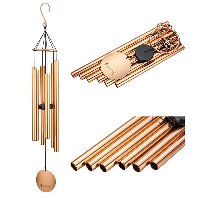 Anewgift 36 inch Wind Chimes- Tuned Large Garden Outdoor Windchimes for Patio and Terrace - Best Metal Musical Windchime Outdoor and Home Decoration