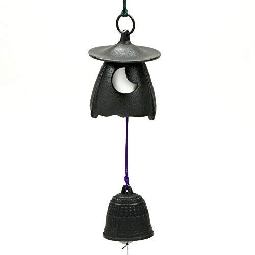 1pc Japanese Iron Black Sun/moon Wind Chime for Made in Japan #485-044