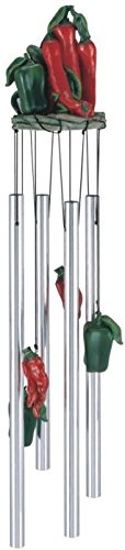 StealStreet SS-G-41958 Wind Chime Round Top Chili Musical Hanging Garden Porch Decoration