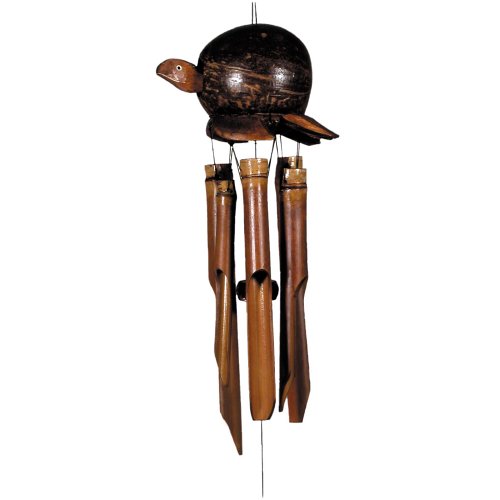 Asli Arts Bamboo 34 Inch Wind Chime, Gertyl the Turtle