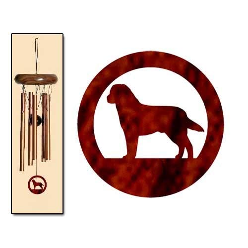 Labrador Retriever Wind Chimes X-SMALL Bronze