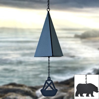 North Country Wind Bells44; Inc. 117.5040 Outer Banks Bell with black triangle wind catcher