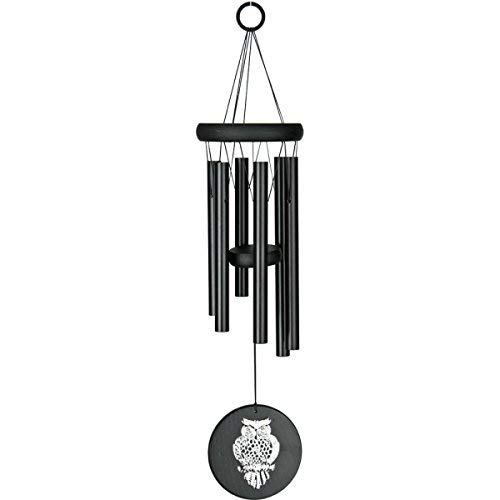 Woodstock Chimes Habitats Chime, Owl, Black