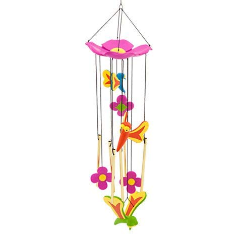 Disney Lawn & Garden Decoration Bread and Butterflies Wind Chime - Alice in Wonderland