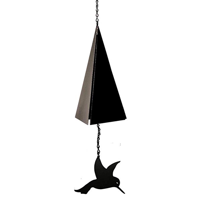 North Country Wind Bells San Francisco Bay Bell™ with Hummingbird - 2 Tones