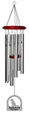 Chimesofyourlife E4597 Wind Chime, Siberian Husky/Silver, 27-Inch