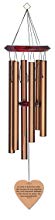 Chimesofyourlife john316-heart-27-bronze John 3:16 Heart Memorial Wind Chime, 27-Inch, Bronze