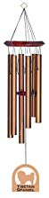 Chimesofyourlife E4621 Wind Chime, Tibetan Spaniel/Bronze, 27-Inch