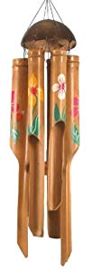 Islander Wind Chime Carved Bamboo 16