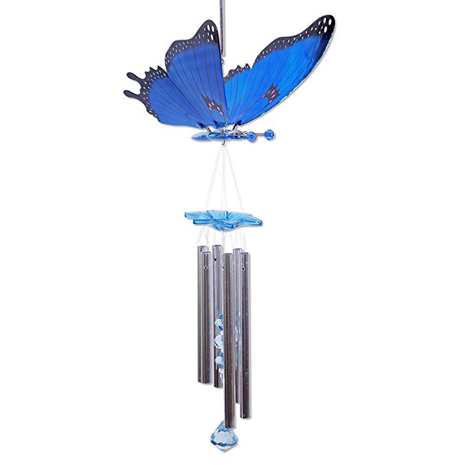 Exhart 40213 Windy Wings Butterfly Wind Chime, Large