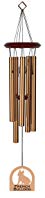 Chimesofyourlife E4468 Wind Chime, French Bulldog/Bronze, 19-Inch