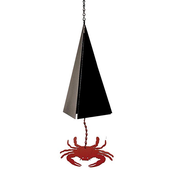 North Country Wind Bells Puget Sound Bell ™ with Red Crab - 2 Tones