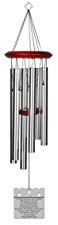 Chimesofyourlife md-all the times-heart-27-silver All The Times Mother's Day Wind Chime, 27-Inch, Silver