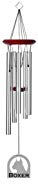 Chimesofyourlife N4404 Wind Chime, Boxer/Silver, 19-Inch