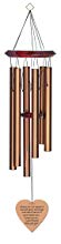 Chimesofyourlife grieve-heart-27-bronze Grieve Not Heart Memorial Wind Chime, 27-Inch, Bronze