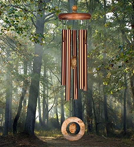 Aluminum Wind Chime With Brown Jasper