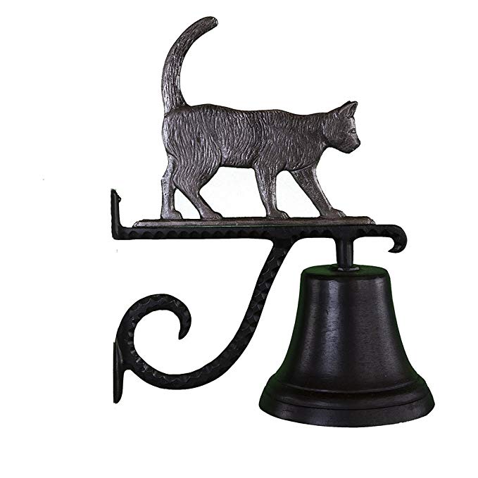 Montague Metal Products Cast Bell with Swedish Iron Cat