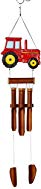 Cohasset Gifts 235R Tractor Bamboo Wind Chime, Red