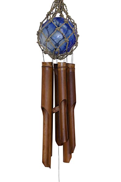 Cohasset 270 Glass Ball Wind Chime, 6-Inch, Full Blue