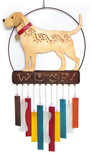 Wind Chimes - Golden Lab Windchime - Labrador Retriever Wind Chimes - Dog Windchime